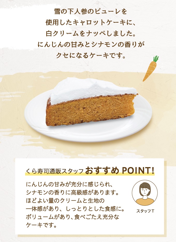 キャロットケーキ