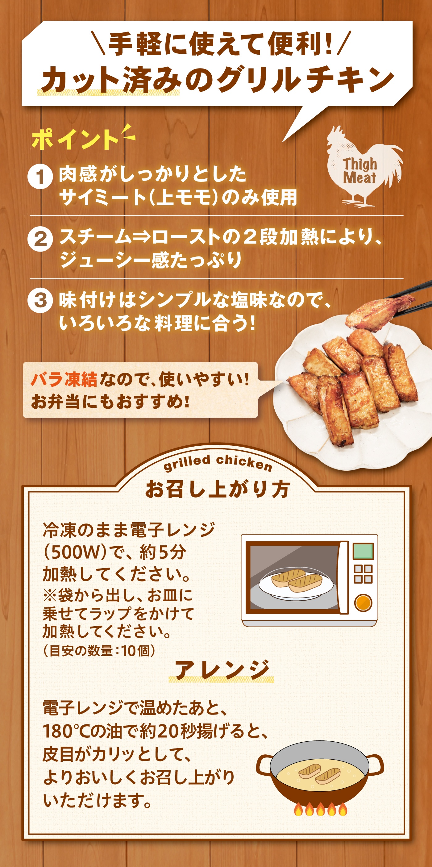グリルチキン