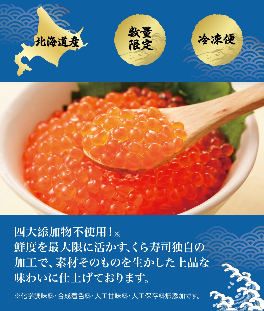 鮭 送料無料】北海道産 鮭いくら 500g