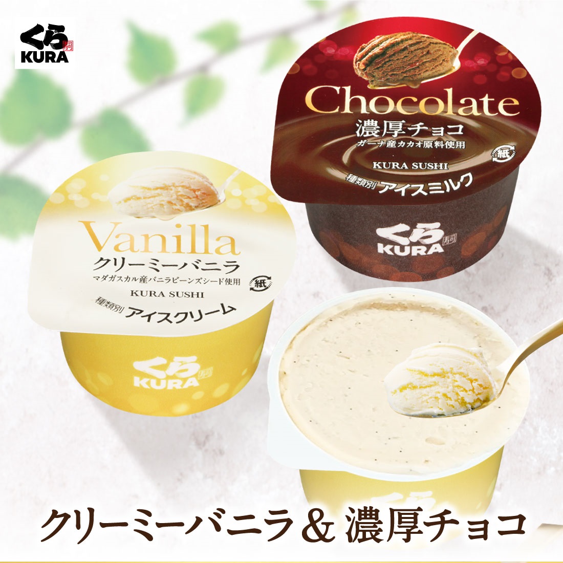 カップアイス クリーミーバニラ 濃厚チョコ 各6個セット カップアイス クリーミーバニラ 濃厚チョコ 各6個セット